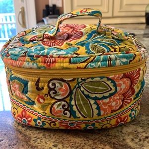 Vera Bradley Round Cosmetic Case in Provencal